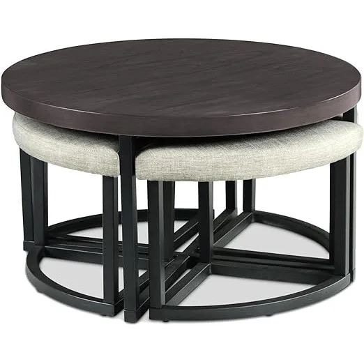 Coffee Table with Four Stools