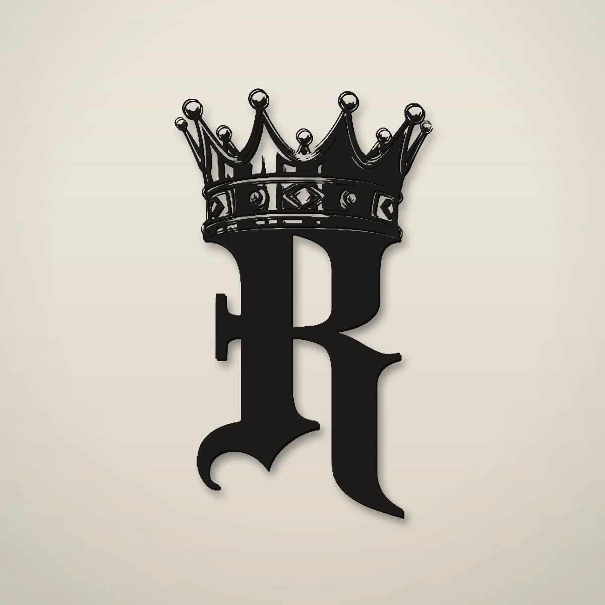 Crown Initial Wall Sign
