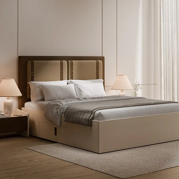 Queen bed with storage BD-14