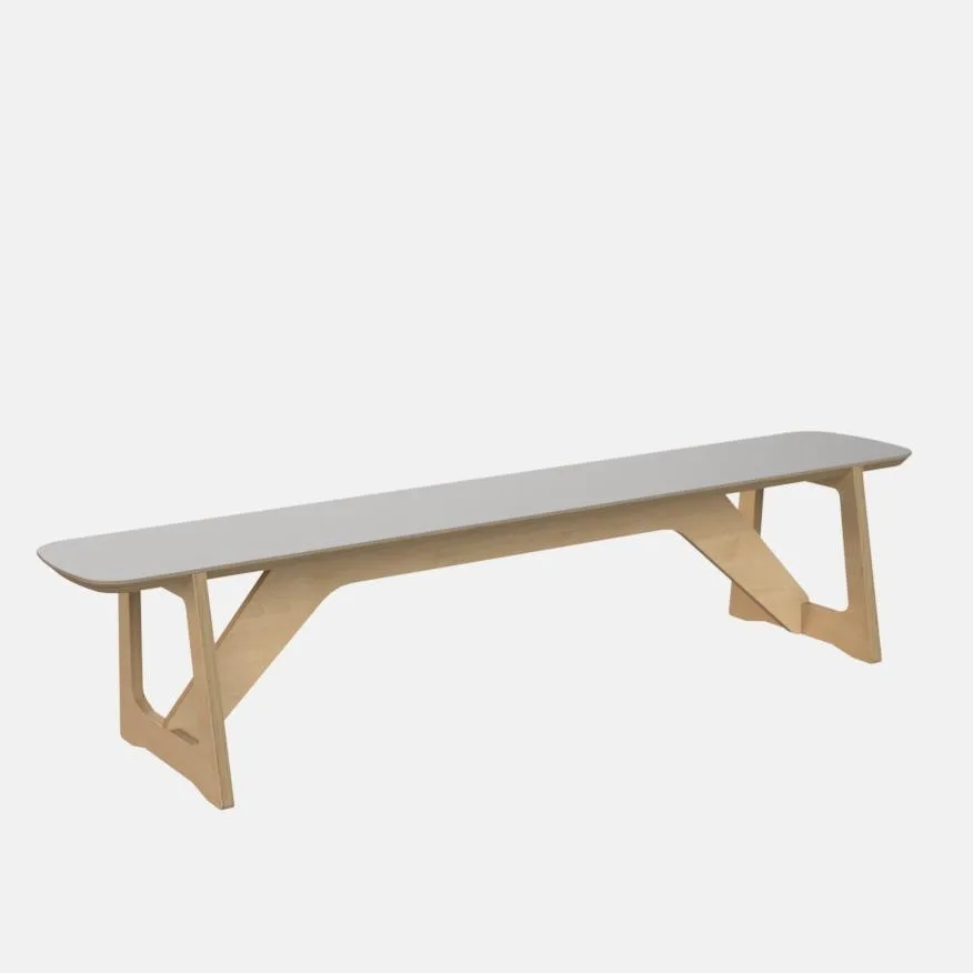 Plywood bench