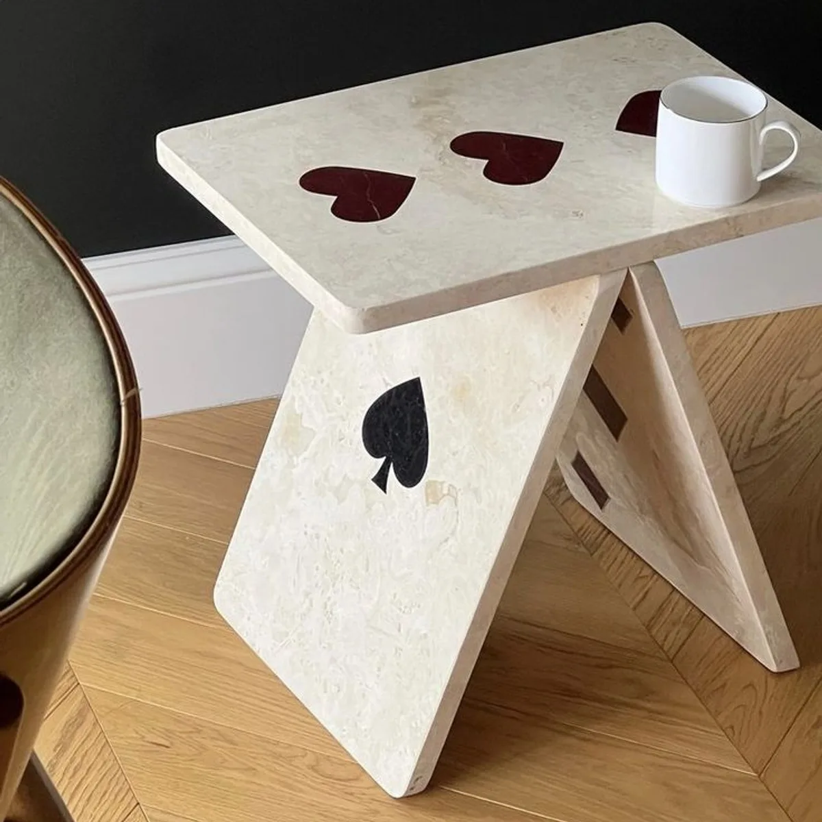 Playing Card Side Table