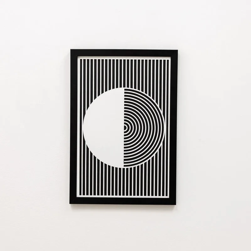 2D Framed Wall Art - Circle