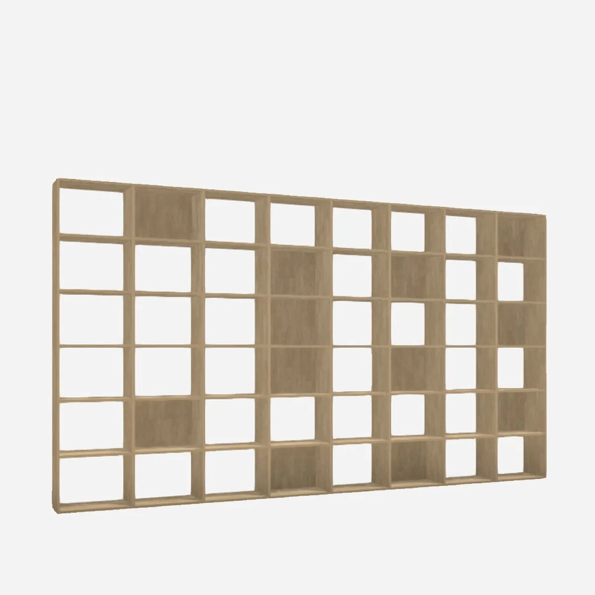 XL bookcase, solid oak