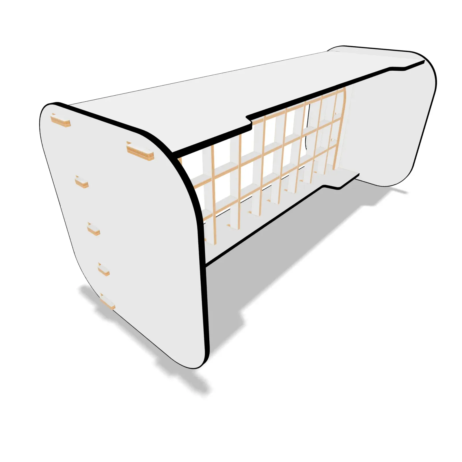 Desk and guest bed combo