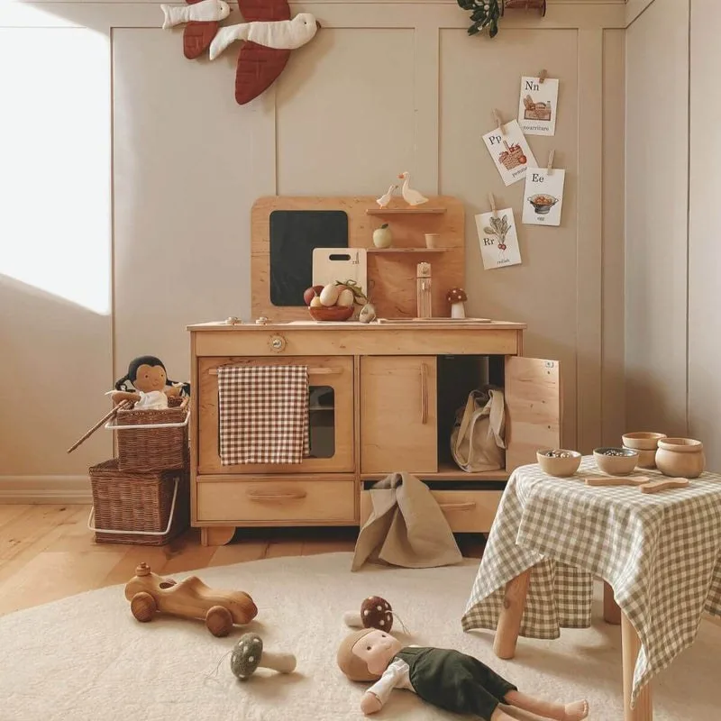 Wooden Play Kitchen
