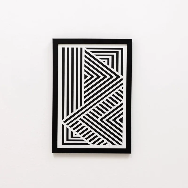 2D Framed Wall Art - Op-Art