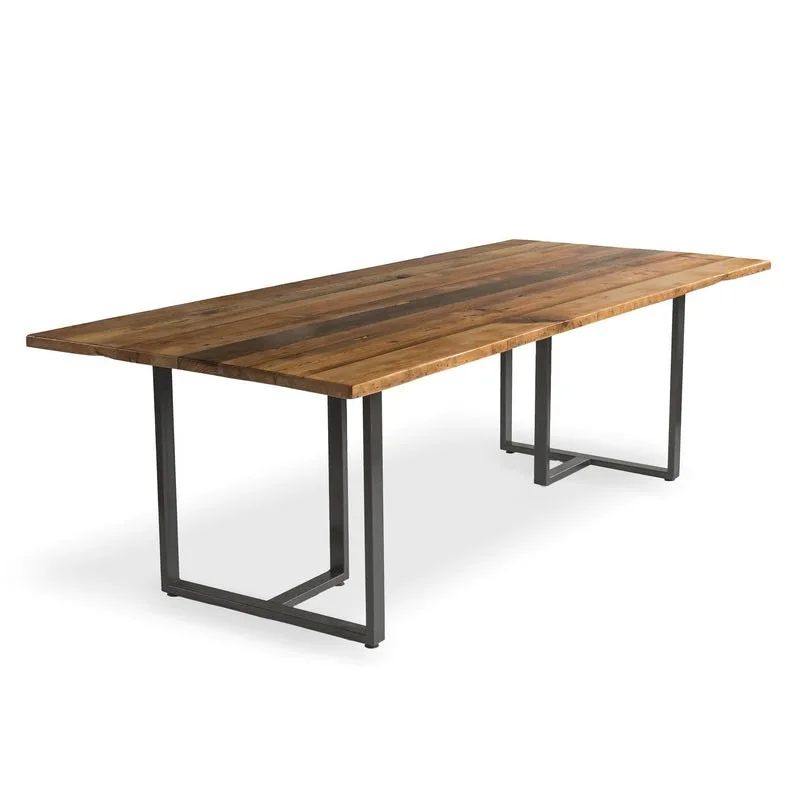 Reclaimed wood dining table DT-22