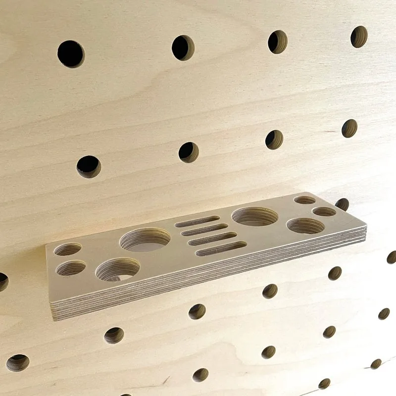 Utensil holder shelf - natural