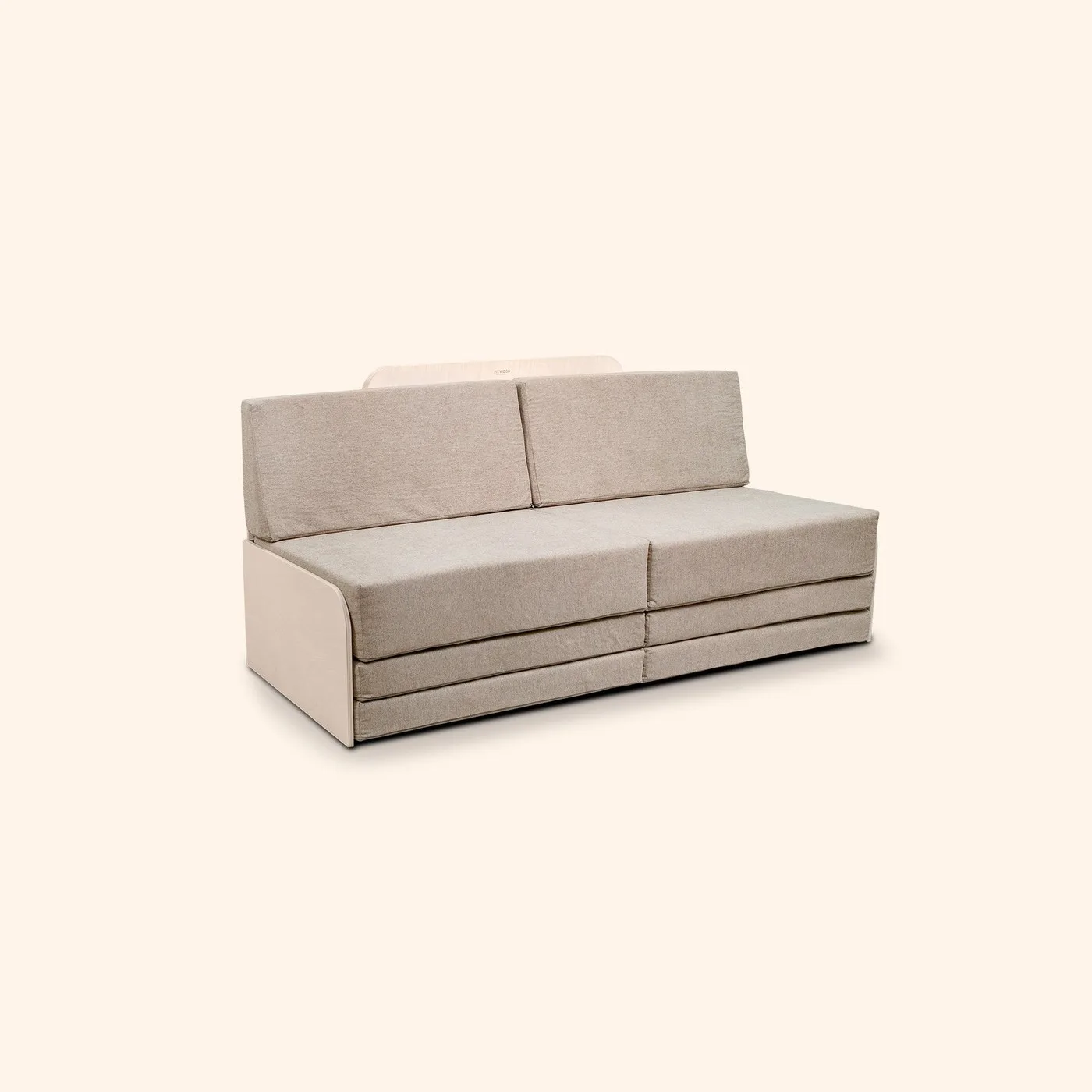 Play couch with wooden frame