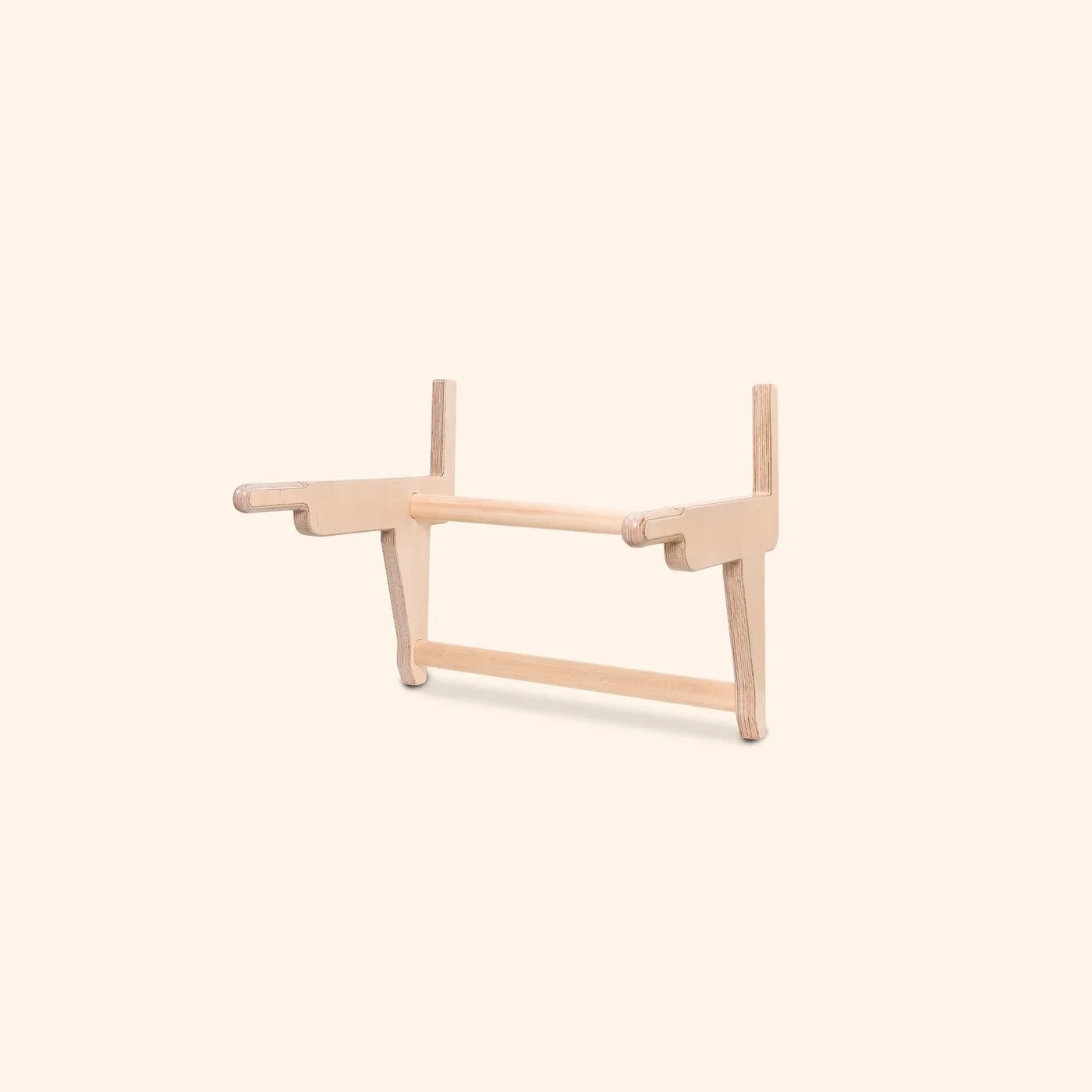 Dip station for wall bars