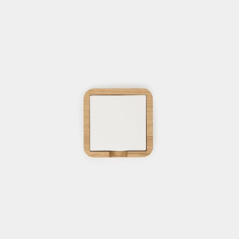 Wooden sticky notes tray