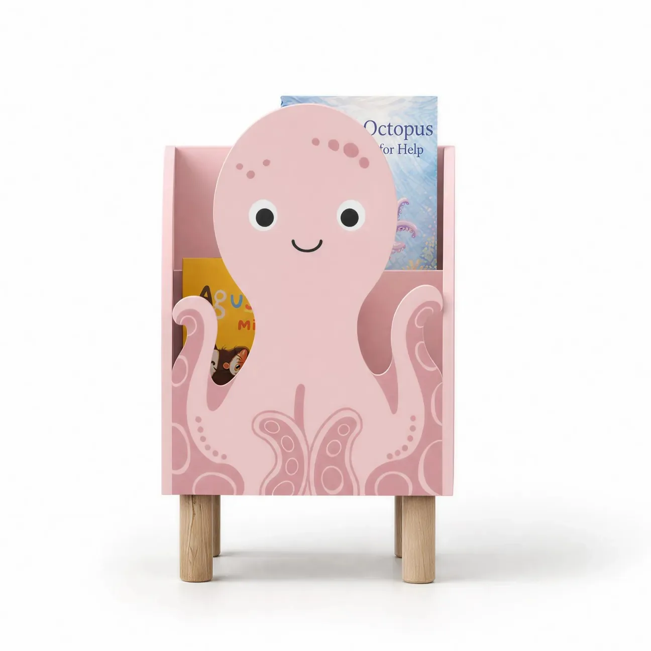 Octopus Montessori bookshelf