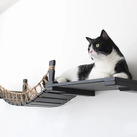 Cat Wall Bridge and Shelf Set