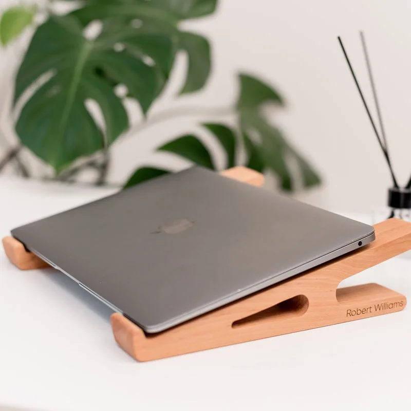 Wooden Laptop Stand – Solid Wood