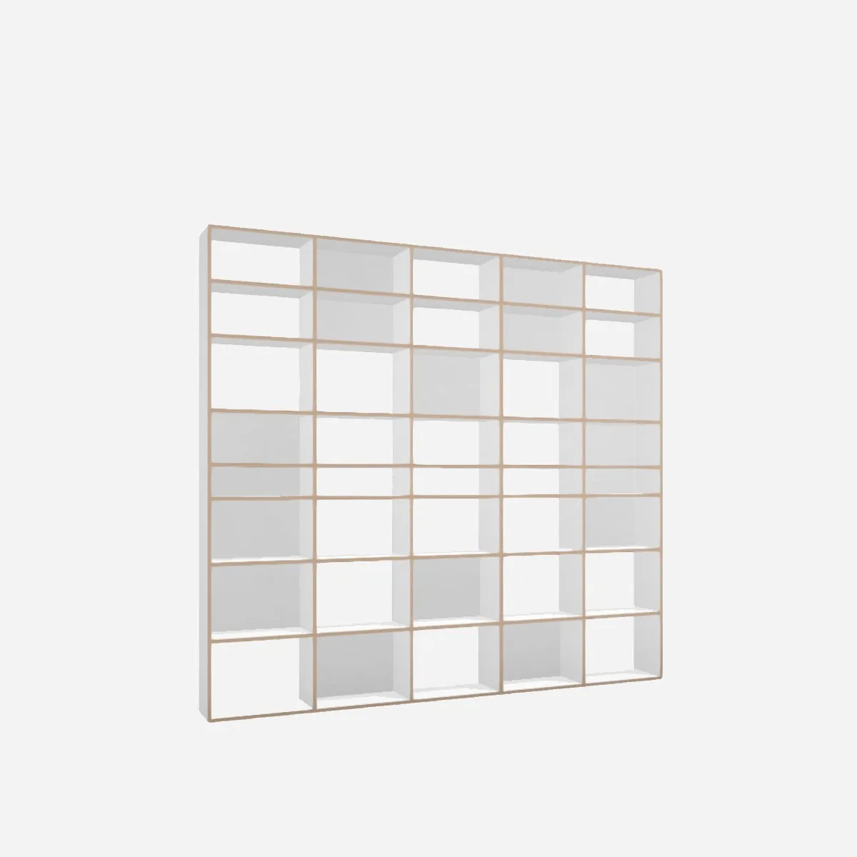 Bookshelf, white laminate