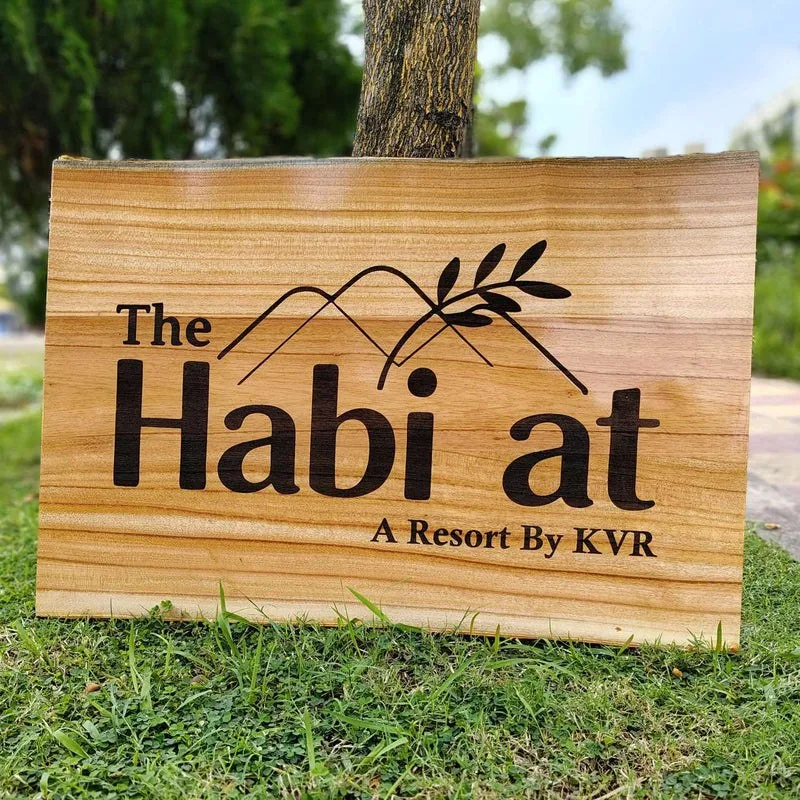 Rustic Rectangular Large Natural Wood Sign