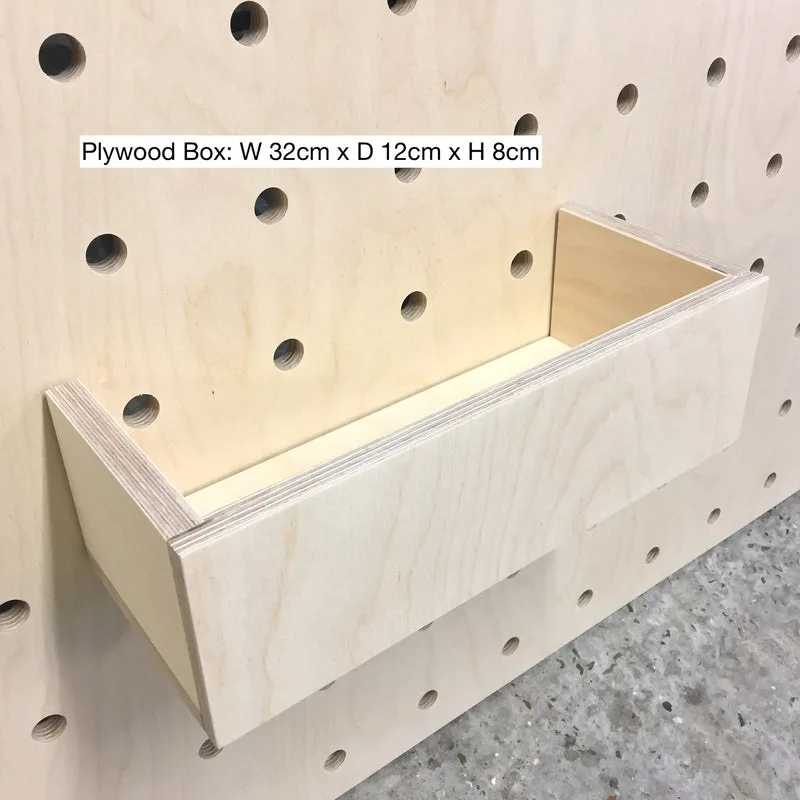 Natural Box for Pegboards
