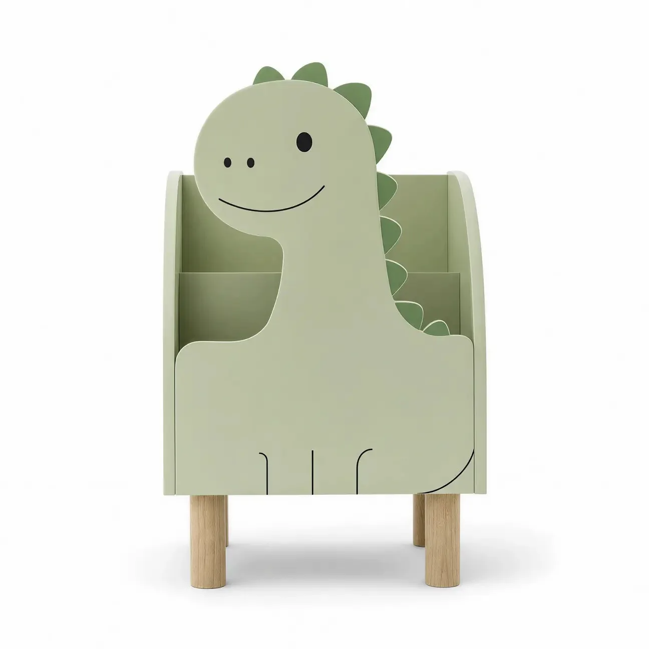 Dinosaur Montessori bookshelf