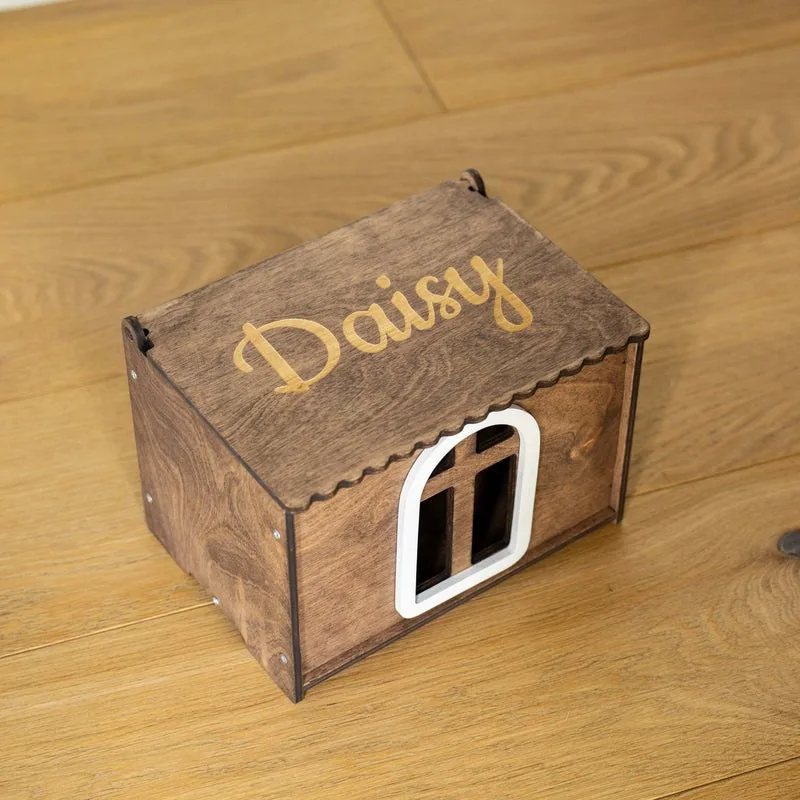 Dollhouse Box - Dark Walnut