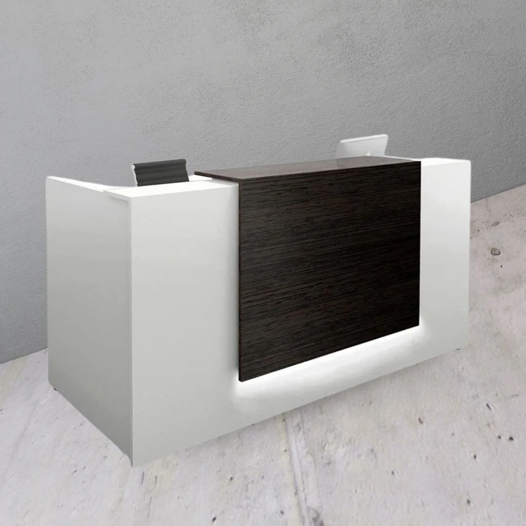 Black reception desk R-11