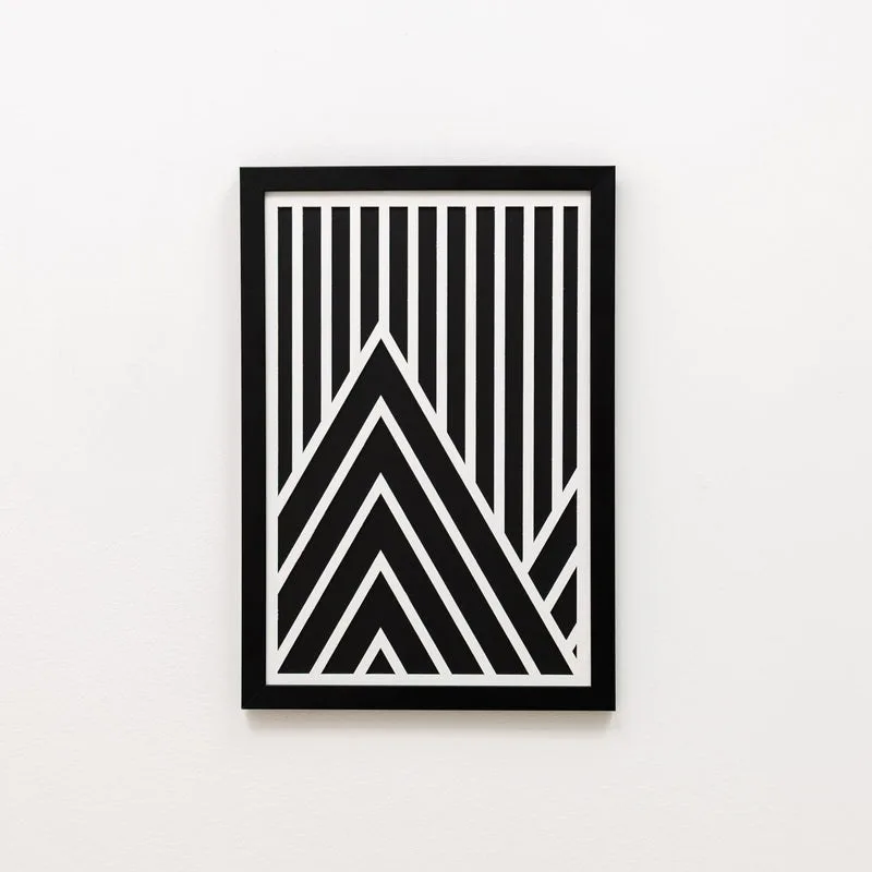 2D Framed Wall Art - Mountains 1