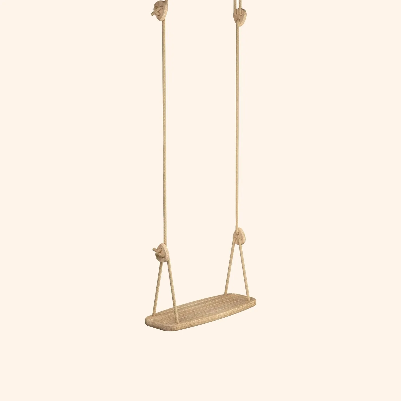 Classic wooden swing
