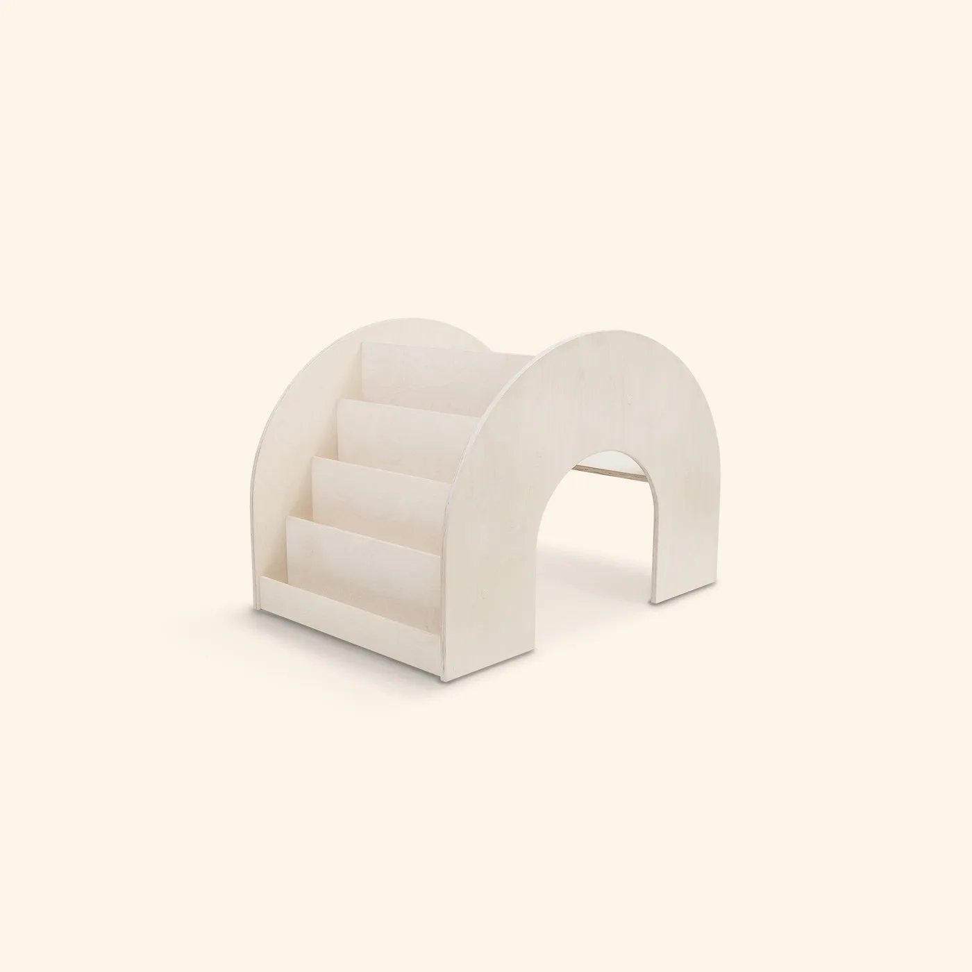 Montessori bookshelf, birch plywood