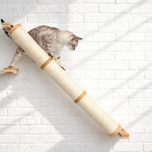 Slanted Cat Scratcher for Wall