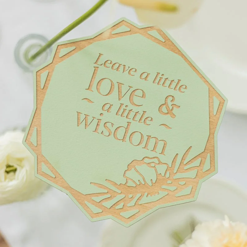 Memory Sign Acrylic Hexagon