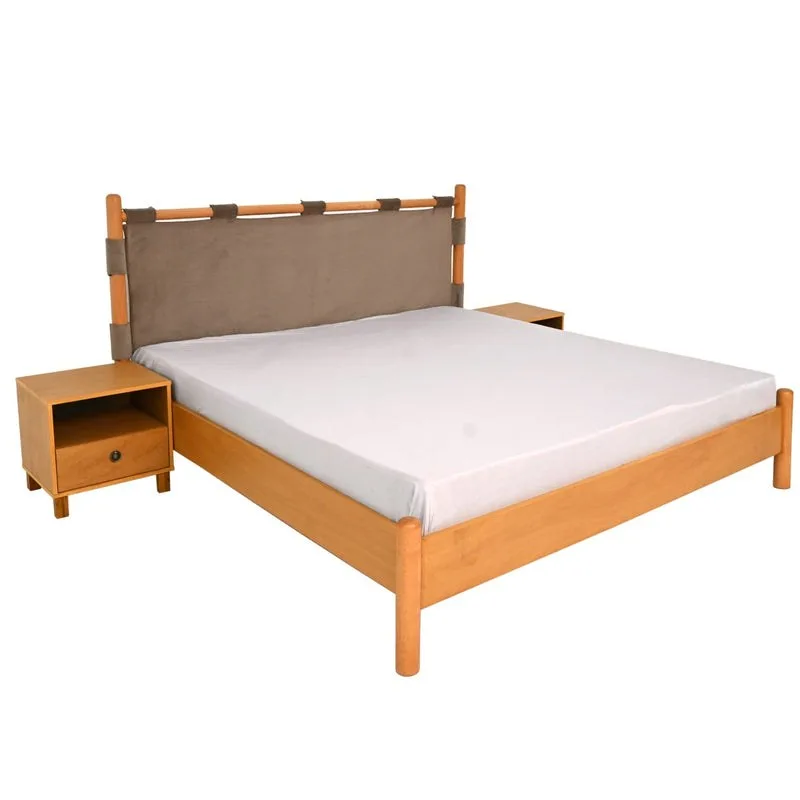 King size bed with 2 side table BD-27