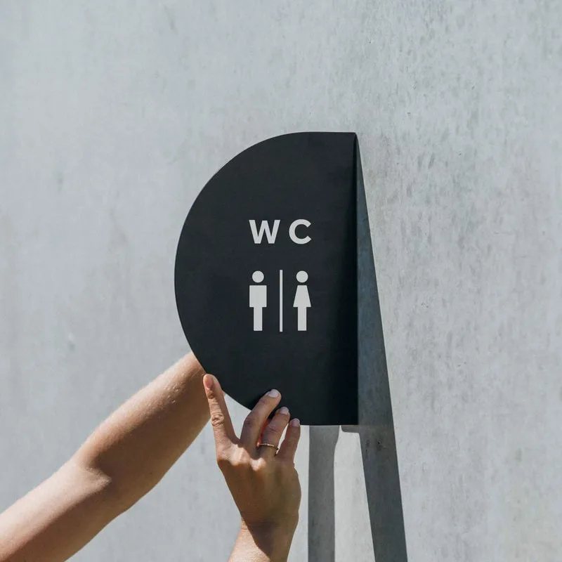 Half Round Blade Sign